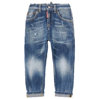 Dsquared2 Babies' Blue Cotton Denim Jeans
