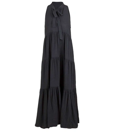 Honorine Black Eve Maxi Dress