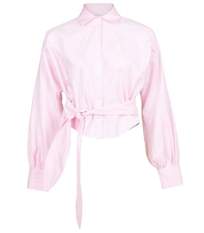 Marissa Webb Pink Emmerson Oxford Shirt
