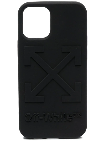OFF-WHITE RAISED ARROWS LOGO IPHONE 12 MINI CASE