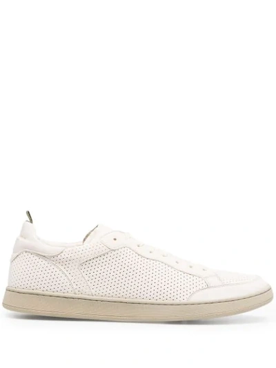 Officine Creative Logo Low-top Trainers In Neutrals