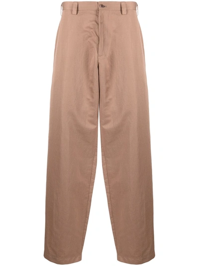 Paul Smith Wide-leg Tailored Trousers In Neutrals