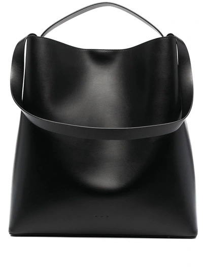 Aesther Ekme Double Strap Shoulder Bag In Black