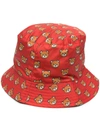 MOSCHINO TEDDY BEAR-PRINT BUCKET HAT