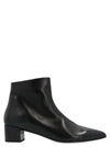 MARSÈLL MARSELL WOMEN'S BLACK LEATHER ANKLE BOOTS,MW57016566 40