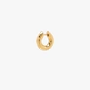 ALL BLUES GOLD VERMEIL ALMOST MEDIUM HOOP EARRING,101645S16094043