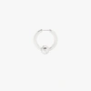 All Blues Sterling Silver Single Hoop Earring In Silver