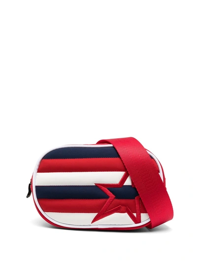 Perfect Moment Logo-embroidered Quilted Belt Bag In Red