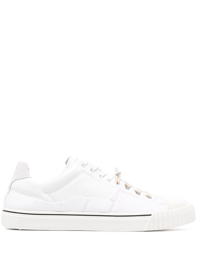 Maison Margiela Off-white Tabi Sneakers In T1003 White