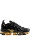 Nike Air Vapormax Plus "black/gold" Sneakers In Black