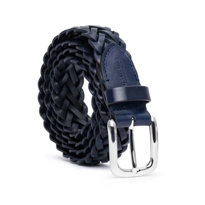 Dalgado Hand-braided Leather Belt Blue Gianfranco