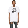 OFF-WHITE WHITE SLIM WORLD CATERPILLAR T-SHIRT