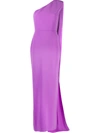 ALEX PERRY ONE-SHOULDER GOWN