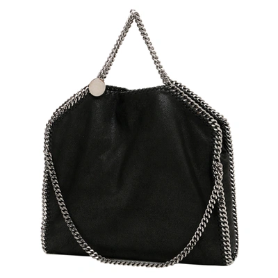 Pre-owned Stella Mccartney Black Recycled Nylon Falabella Tote Bag