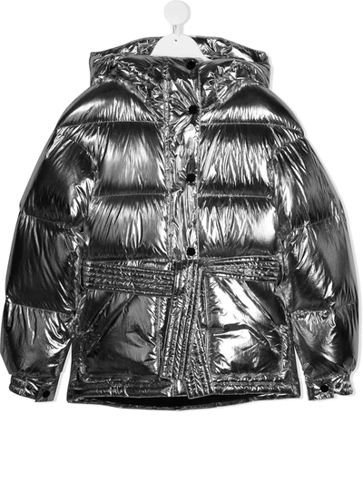 Perfect Moment Kids' Metallic-effect Padded Coat