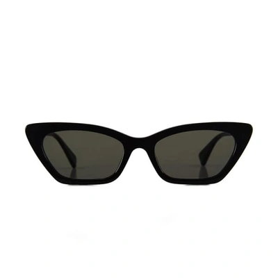 Curry & Paxton Marilyn Sunglasses In Black Gloss