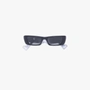 Gucci Gg0516s Rectangular-frame Sunglasses In Black