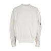 Valentino Side Pockets Sweatshirt In White In Bianco