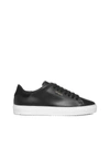 Axel Arigato 90 Clean Low-top Sneakers With Contrast Sole In Black