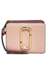 MARC JACOBS LEATHER MINI COMPACT WALLET,M0013360 -666