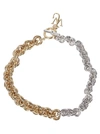 JW ANDERSON SILVER-GOLD-TONE BRASS NECKLACE,11688341