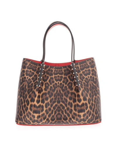 Christian Louboutin Cabarock Small Bag In Animalier In Animal Print