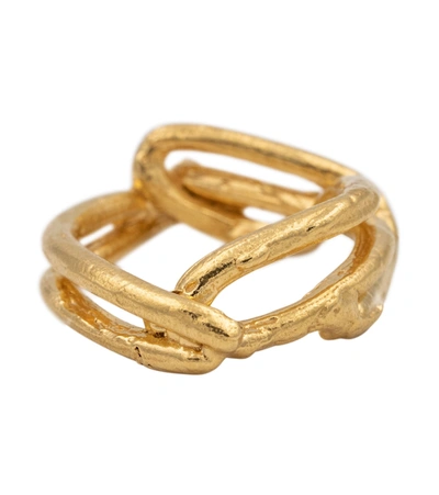 Alighieri The Beginning Of The Plait 24kt Gold Vermeil Ring