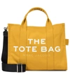 Marc Jacobs The Traveler Small Cotton Tote Bag In Beige