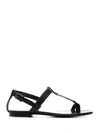 SAINT LAURENT SAINT LAURENT CASSANDRA FLAT SANDALS