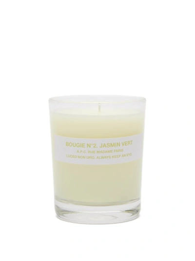 A.p.c. No.2 Green Jasmine-scented Candle In Beige