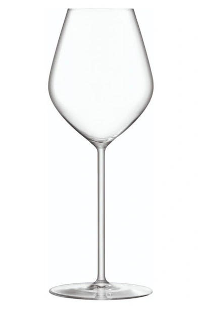 Lsa Borough Set Of Four Tulip Champagne Glasses In Clear