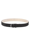 LONGCHAMP NEO TEXTURED LEATHER BELT,40033HPH215