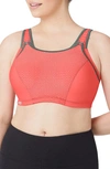 GLAMORISE WONDERWIRE CUSTOM CONTROL UNDERWIRE SPORTS BRA,9167