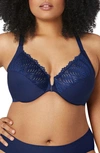 GLAMORISE GLAMORISE WONDERWIRE® FRONT CLOSE T-BACK UNDERWIRE BRA,1246