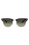 Ray Ban Mock Tortoise Sunglasses Rb3946 130431 52 In Silver/ Black/ Grey Gradient