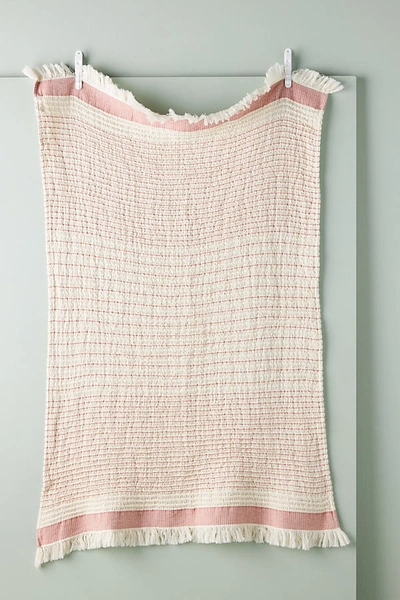 Anthropologie Peyton Dish Towel By  In Pink Size Dishtowel In Pink