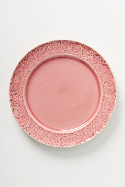 Anthropologie Old Havana Dinner Plates, Set Of 4 By  In Pink Size S/4 Dinner