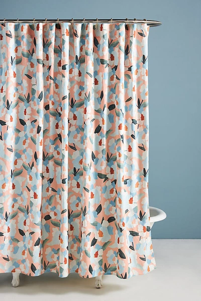 Maggie Stephenson Abelia Organic Cotton Shower Curtain By  In Assorted Size 72 X 72