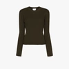 BOTTEGA VENETA RIBBED KNIT SWEATER - WOMEN'S - POLYAMIDE/COTTON/VISCOSE,647139V0AR016156077