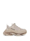 Balenciaga Sole Mesh Double Pull Reinforced Sneakers In Neutral