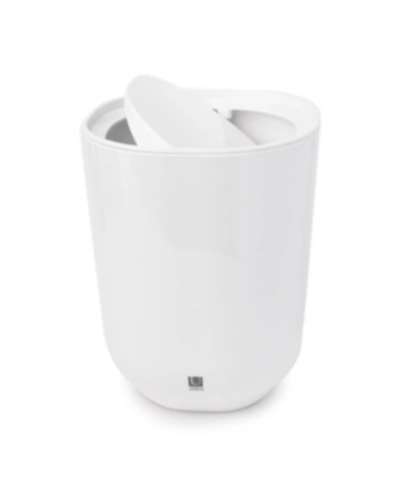 Umbra Step Small 1.7g Bathroom Waste Can In White