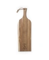 Toscana Monogram Artisan 24" Serving Plank In Brown-s