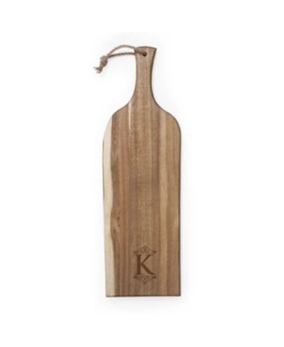 Toscana Monogram Artisan 24" Serving Plank In Brown-k
