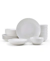 Pfaltzgraff Alexis 18 Piece Dinnerware Set, Service For 6 In White