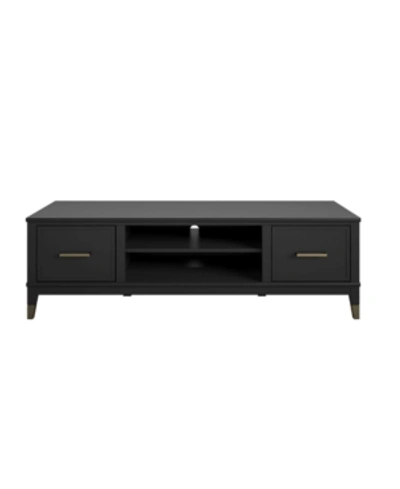 Cosmoliving By Cosmopolitan Westerleigh Tv Stand For Tvs Up To 65" In Black