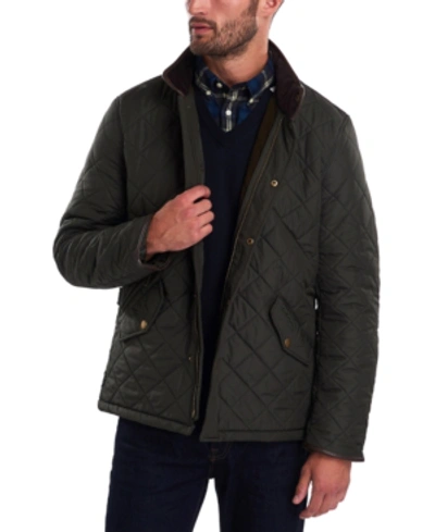 Barbour Powell Quilted Jacket In Sage/olive