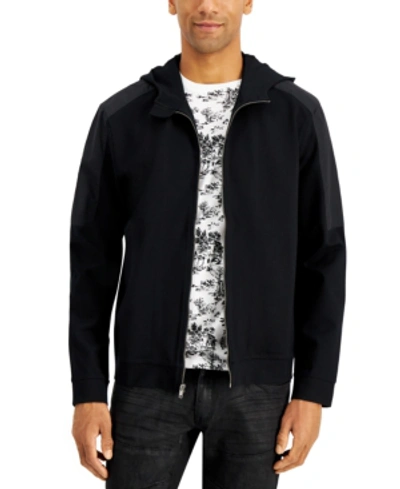 Inc International Concepts Men's Travel Track Jacket, Created For Macy's In Deep Black