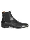 GIVENCHY MEN'S DALLAS LEATHER CHELSEA BOOTS,0400010522146