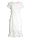Lilly Pulitzer Women's Aliza Midi Flounce Sheath Dress In Resort White