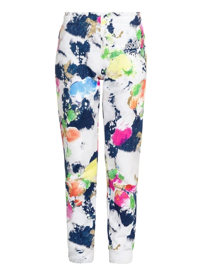 Moschino Women's Abstract Print Joggers In Multicolor